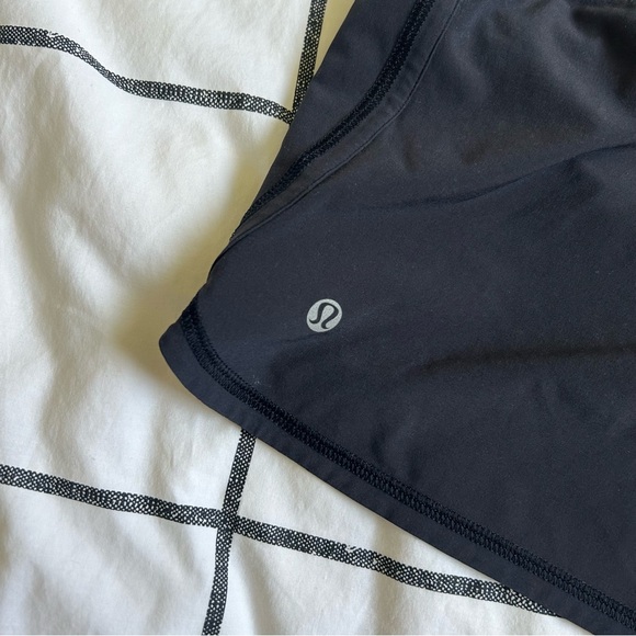 SOLD - Lululemon Black Athletic Shorts Size 6 - Picture 10 of 11